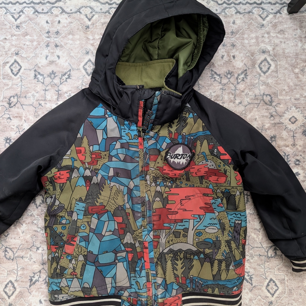 Burton Kids' Colorful Graphic Puffer Jacket